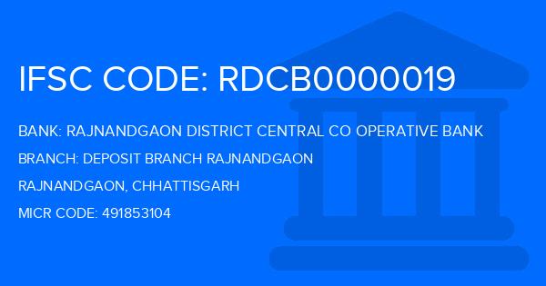Rajnandgaon District Central Co Operative Bank Deposit Branch Rajnandgaon Branch IFSC Code