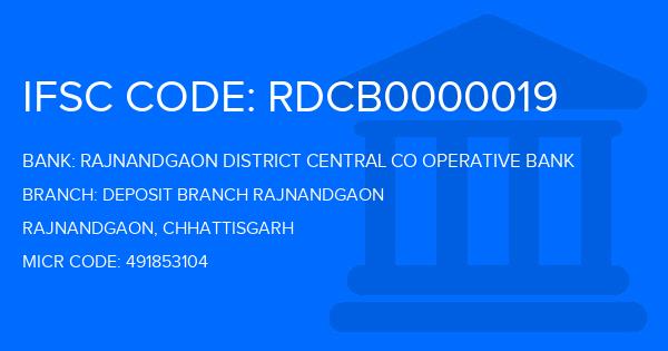 Rajnandgaon District Central Co Operative Bank Deposit Branch Rajnandgaon Branch IFSC Code