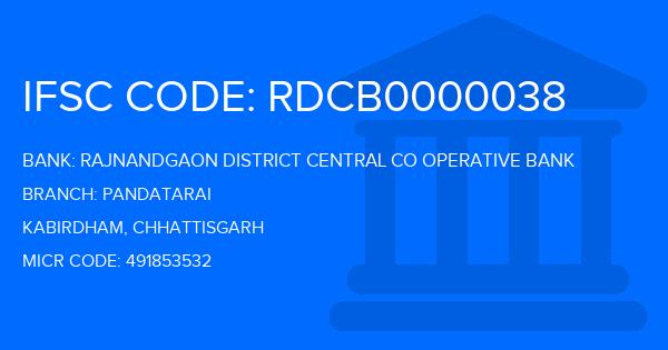 Rajnandgaon District Central Co Operative Bank Pandatarai Branch IFSC Code