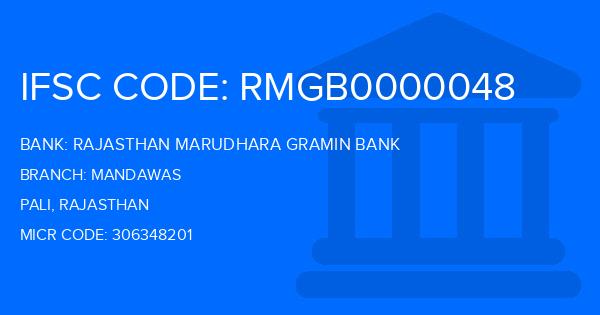 Rajasthan Marudhara Gramin Bank (RMGB) Mandawas Branch IFSC Code
