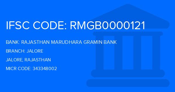 Rajasthan Marudhara Gramin Bank (RMGB) Jalore Branch IFSC Code