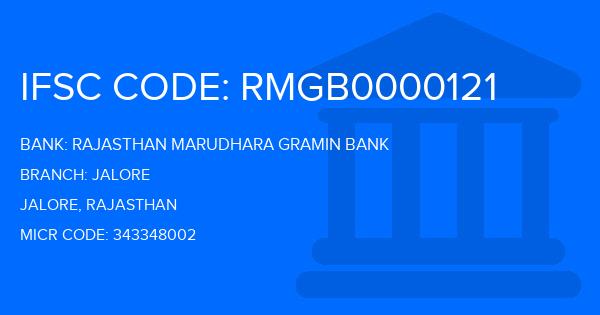 Rajasthan Marudhara Gramin Bank (RMGB) Jalore Branch IFSC Code