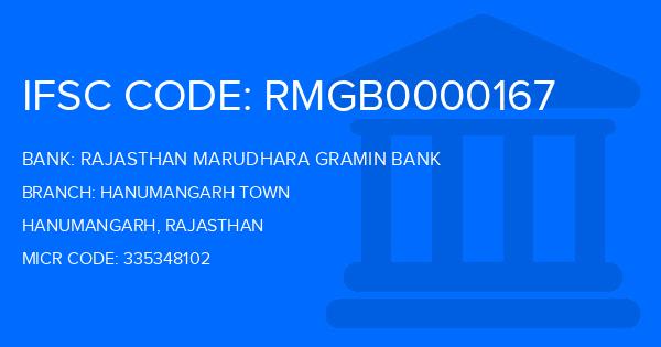 Rajasthan Marudhara Gramin Bank (RMGB) Hanumangarh Town Branch IFSC Code