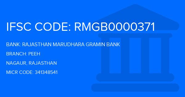 Rajasthan Marudhara Gramin Bank (RMGB) Peeh Branch IFSC Code