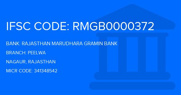 Rajasthan Marudhara Gramin Bank (RMGB) Peelwa Branch IFSC Code