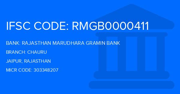 Rajasthan Marudhara Gramin Bank (RMGB) Chauru Branch IFSC Code