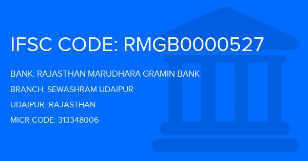 Rajasthan Marudhara Gramin Bank (RMGB) Sewashram Udaipur Branch IFSC Code