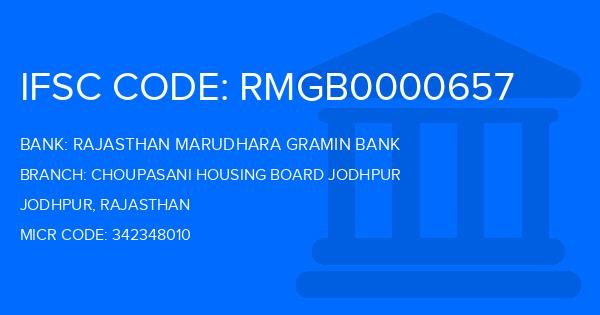 Rajasthan Marudhara Gramin Bank (RMGB) Choupasani Housing Board Jodhpur Branch IFSC Code
