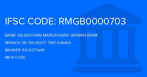 Rajasthan Marudhara Gramin Bank (RMGB) Rd Six Eight Two Aabadi Branch IFSC Code