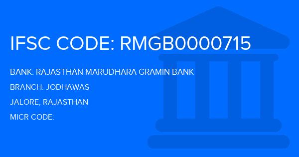 Rajasthan Marudhara Gramin Bank (RMGB) Jodhawas Branch IFSC Code