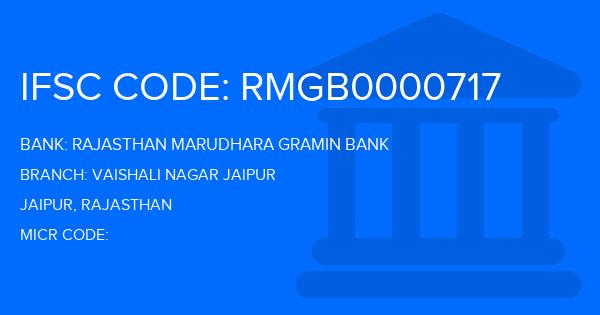 Rajasthan Marudhara Gramin Bank (RMGB) Vaishali Nagar Jaipur Branch IFSC Code