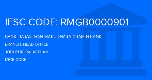 Rajasthan Marudhara Gramin Bank (RMGB) Head Office Branch IFSC Code