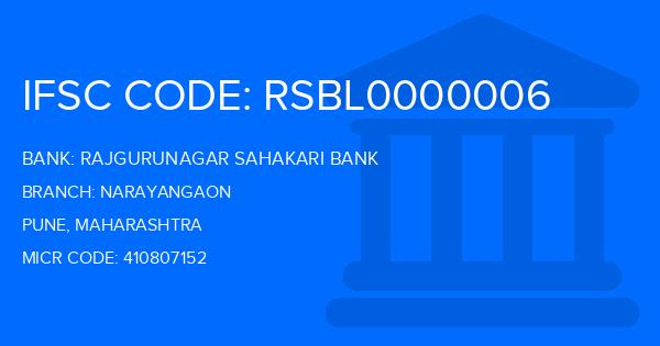 Rajgurunagar Sahakari Bank Narayangaon Branch IFSC Code