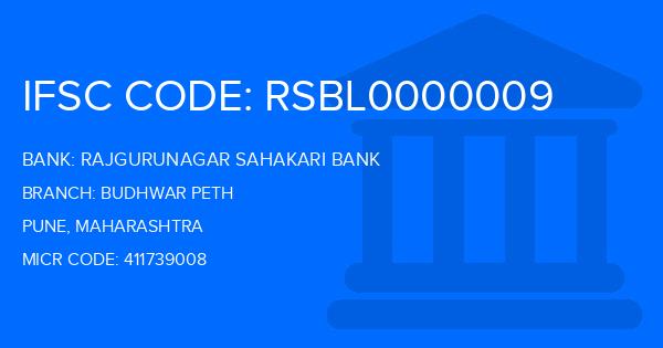 Rajgurunagar Sahakari Bank Budhwar Peth Branch IFSC Code