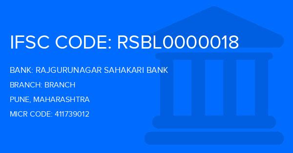 Rajgurunagar Sahakari Bank Branch
