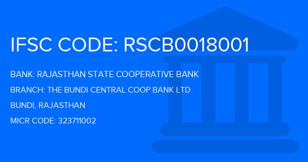 Rajasthan State Cooperative Bank The Bundi Central Coop Bank Ltd Branch IFSC Code