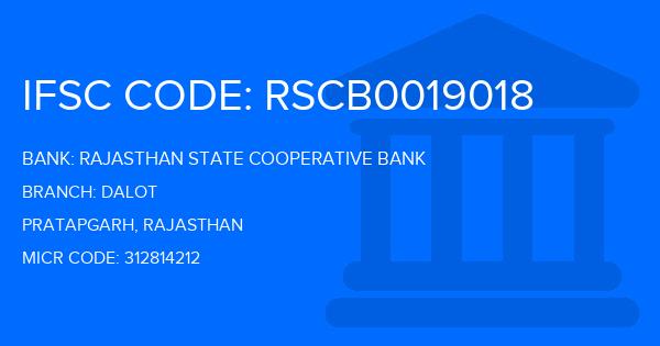 Rajasthan State Cooperative Bank Dalot Branch IFSC Code