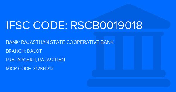 Rajasthan State Cooperative Bank Dalot Branch IFSC Code