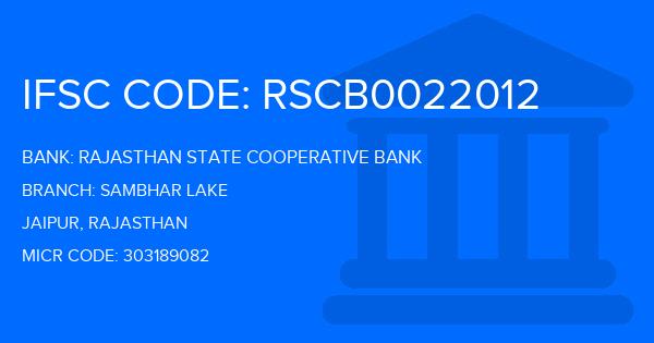 Rajasthan State Cooperative Bank Sambhar Lake Branch IFSC Code