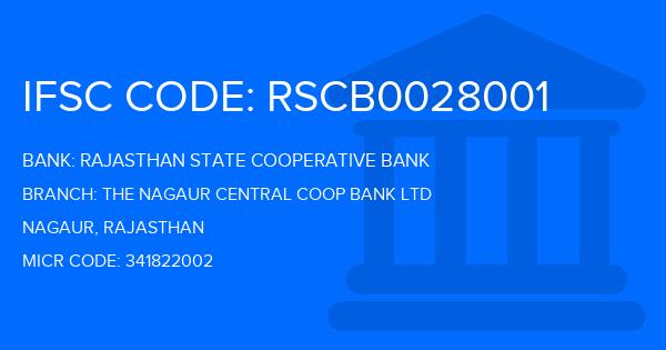 Rajasthan State Cooperative Bank The Nagaur Central Coop Bank Ltd Branch IFSC Code