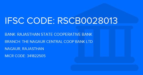 Rajasthan State Cooperative Bank The Nagaur Central Coop Bank Ltd Branch IFSC Code