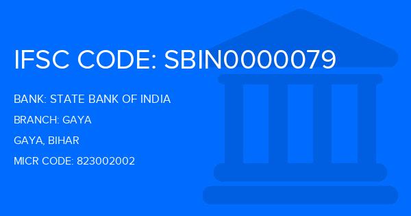 State Bank Of India (SBI) Gaya Branch IFSC Code