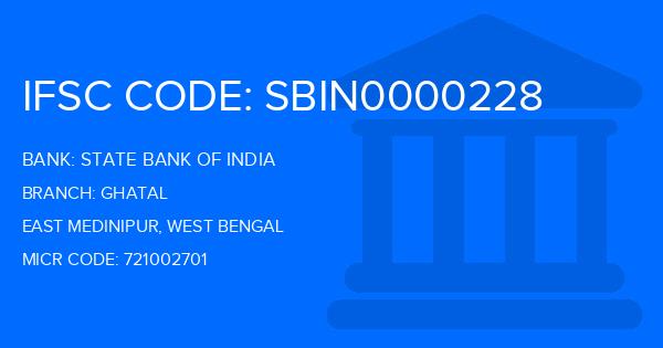 State Bank Of India (SBI) Ghatal Branch IFSC Code