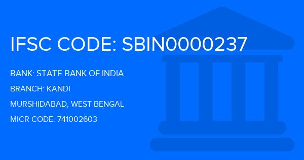 State Bank Of India (SBI) Kandi Branch IFSC Code