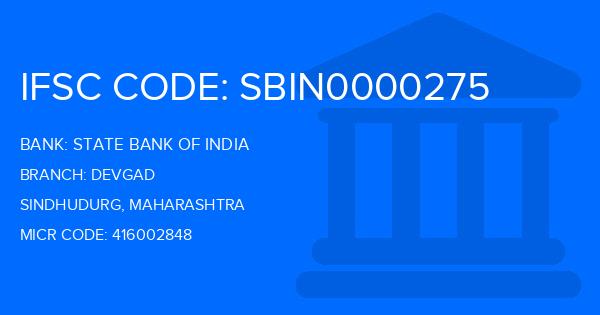 State Bank Of India (SBI) Devgad Branch IFSC Code