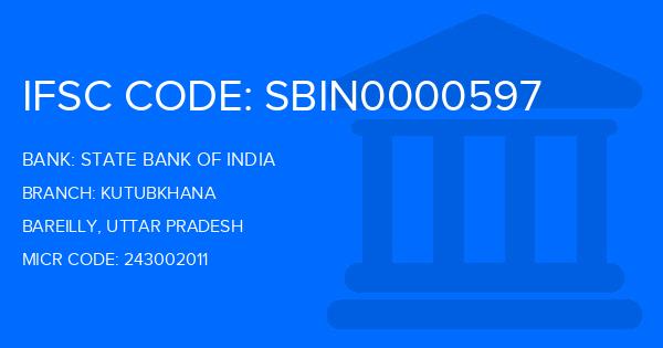 State Bank Of India (SBI) Kutubkhana Branch IFSC Code