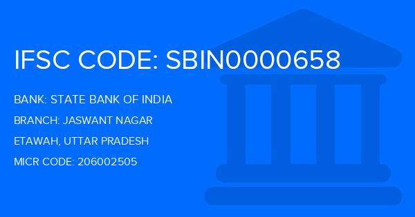 State Bank Of India (SBI) Jaswant Nagar Branch IFSC Code
