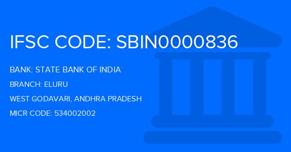 State Bank Of India (SBI) Eluru Branch IFSC Code