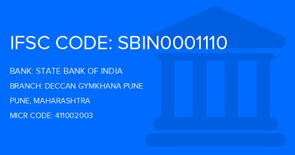 State Bank Of India (SBI) Deccan Gymkhana Pune Branch IFSC Code