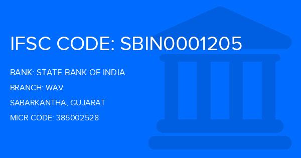 State Bank Of India (SBI) Wav Branch IFSC Code