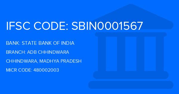 State Bank Of India (SBI) Adb Chhindwara Branch IFSC Code