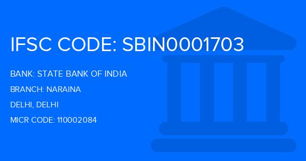 State Bank Of India (SBI) Naraina Branch IFSC Code