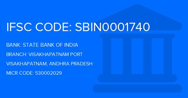 State Bank Of India (SBI) Visakhapatnam Port Branch IFSC Code