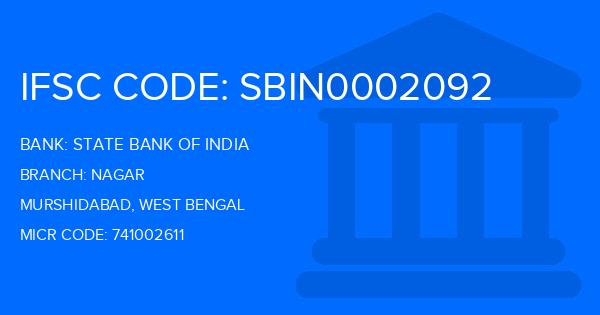 State Bank Of India (SBI) Nagar Branch IFSC Code