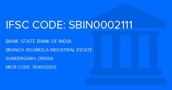State Bank Of India (SBI) Rourkela Industrial Estate Branch IFSC Code