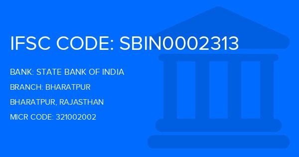 State Bank Of India (SBI) Bharatpur Branch IFSC Code