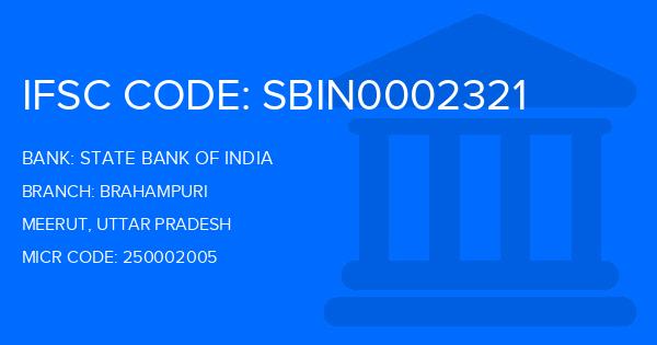State Bank Of India (SBI) Brahampuri Branch IFSC Code