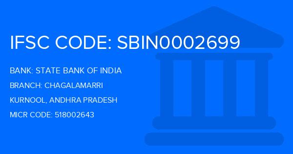 State Bank Of India (SBI) Chagalamarri Branch IFSC Code