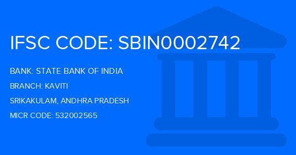 State Bank Of India (SBI) Kaviti Branch IFSC Code