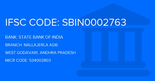 State Bank Of India (SBI) Nallajerla Adb Branch IFSC Code