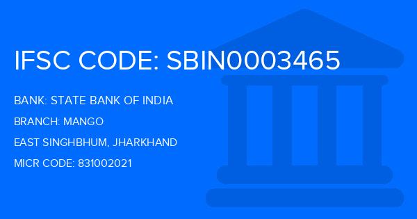 State Bank Of India (SBI) Mango Branch IFSC Code