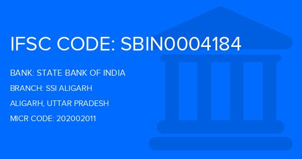 State Bank Of India (SBI) Ssi Aligarh Branch IFSC Code