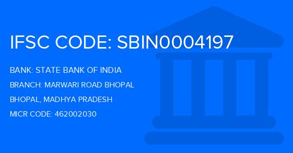 State Bank Of India (SBI) Marwari Road Bhopal Branch IFSC Code