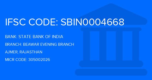 State Bank Of India (SBI) Beawar Evening Branch