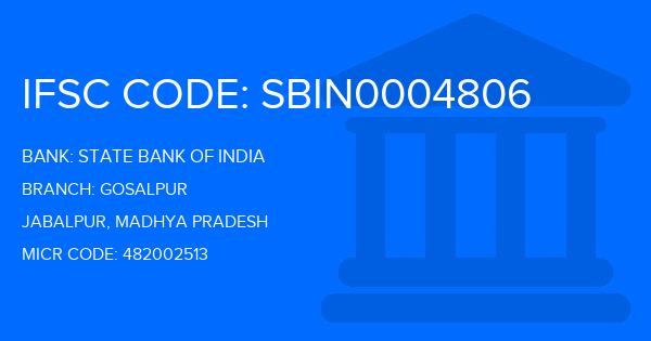 State Bank Of India (SBI) Gosalpur Branch IFSC Code