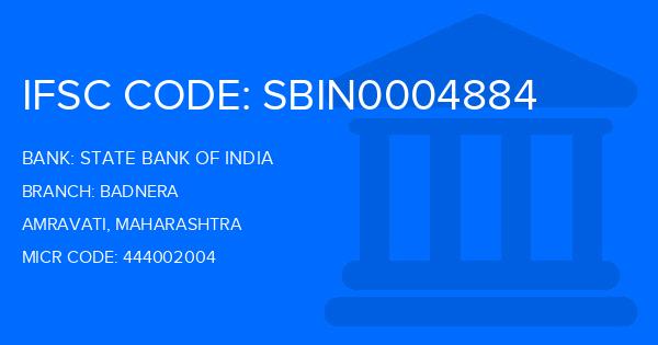 State Bank Of India (SBI) Badnera Branch IFSC Code